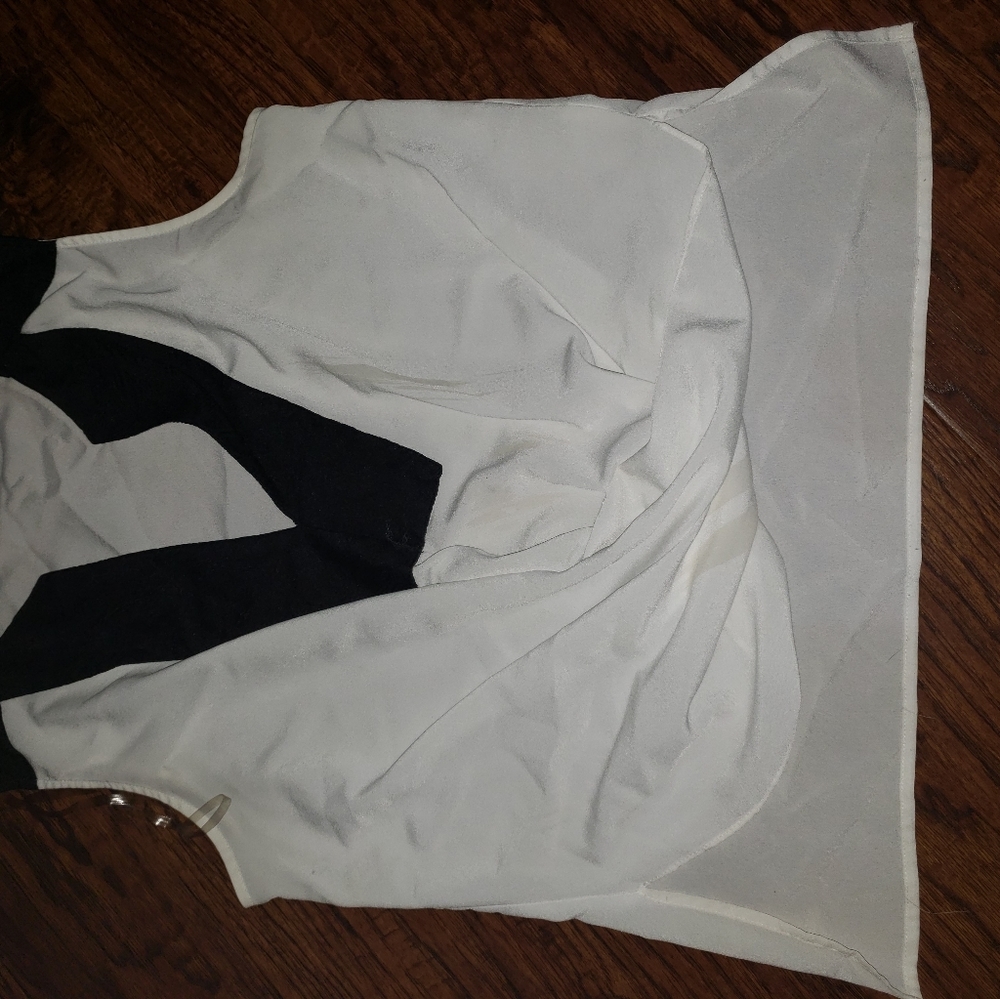 Knot front blouse